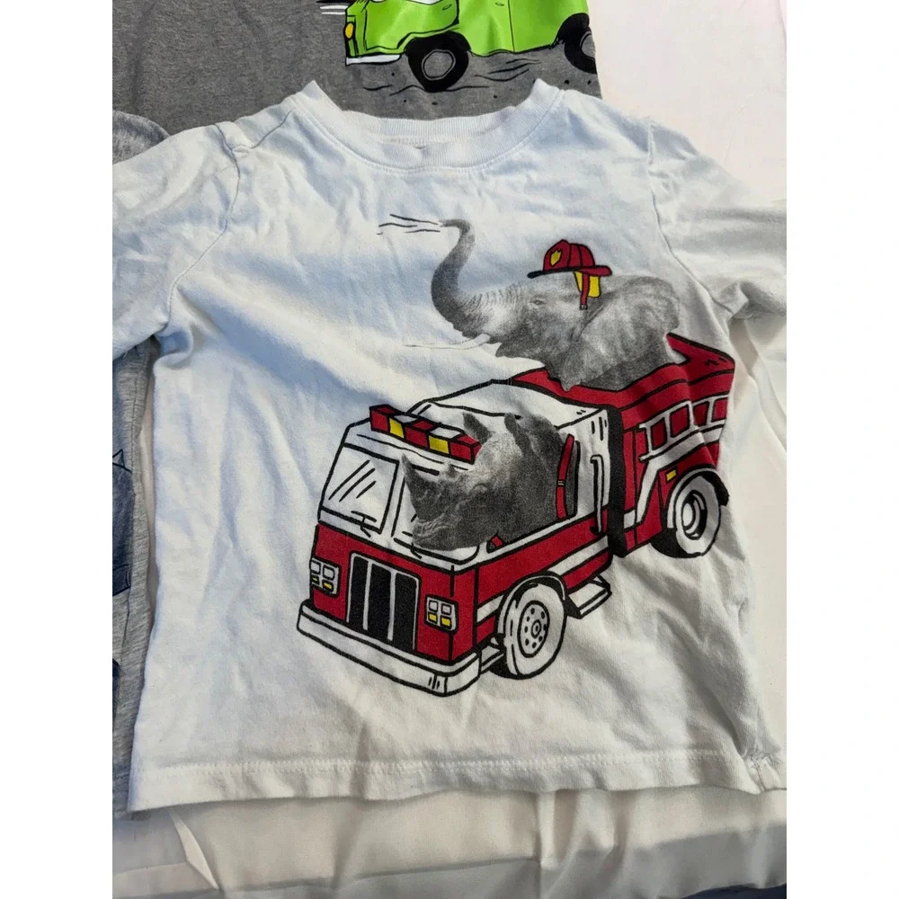 Boys 3T Top Bundle Carters Old Navy Garanimals Graphic Tees Tank 4 Piece Lot